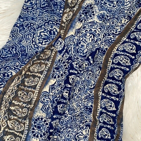 Vintage blue boho maxi dress size small - Picture 10 of 10